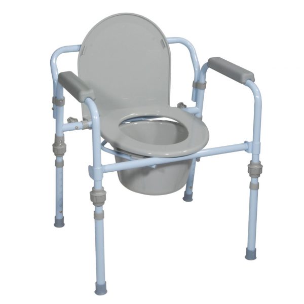 Folding Steel Commode, Retail