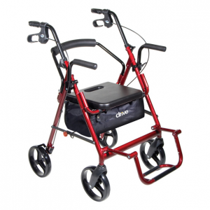 Duet Rollator Transport Chair, 8 Casters