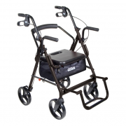 Duet Rollator Transport Chair, 8 Casters4