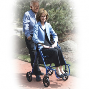 Duet Rollator Transport Chair, 8 Casters5